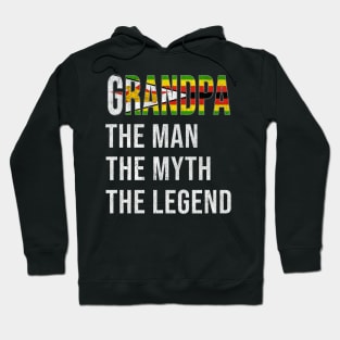 Grand Father Zimbabwean Grandpa The Man The Myth The Legend - Gift for Zimbabwean Dad With Roots From  Zimbabwe Hoodie